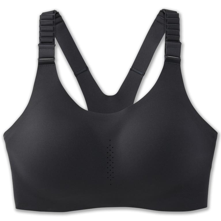 Brooks Dare Racerback 2.0 Sports Women's Running Bra - Asphalt/DarkGey (70251-WNYF)